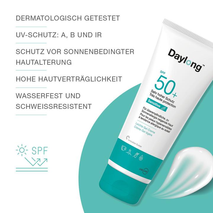 Immagine prodotto Daylong Crema gel sensibile (Crema solare, SPF 50+, 200 ml, 246 g)