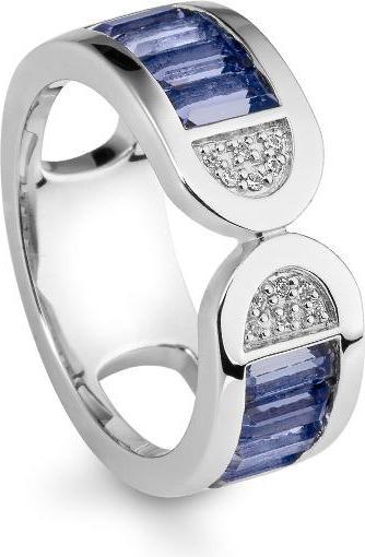 Immagine prodotto Breuning ANELLO - E.IOLIT DARK/Brill. 0,06 Ct. H/si (49, 585/14 K Oro)