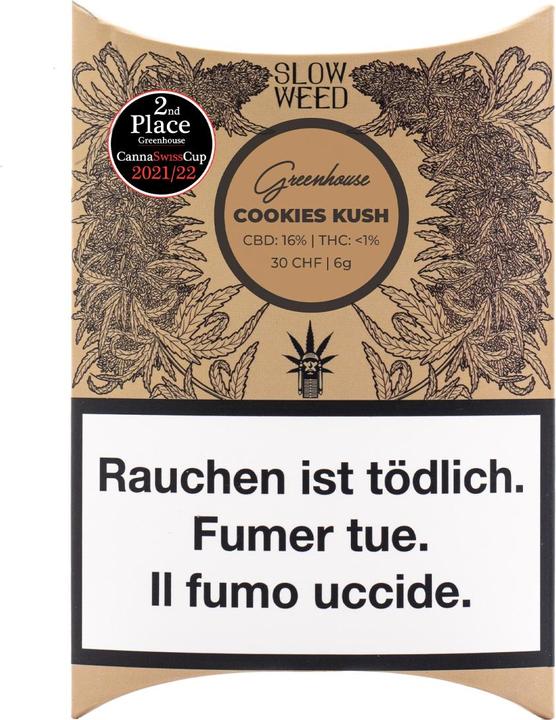 Immagine prodotto SlowWeed Biscotti Slow Weed Kush Greenhouse 6g (25.07 g, Interno)