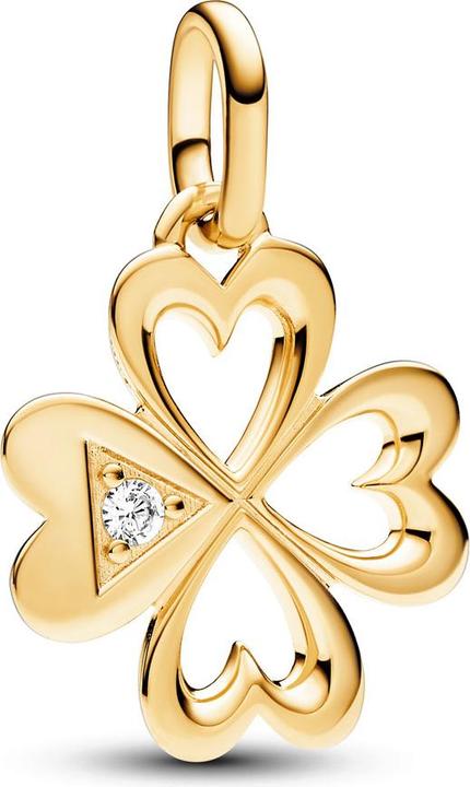 Image du produit Pandora ME Coeur Trèfle à quatre feuilles Médaillon (Métal, Plaqué or)
