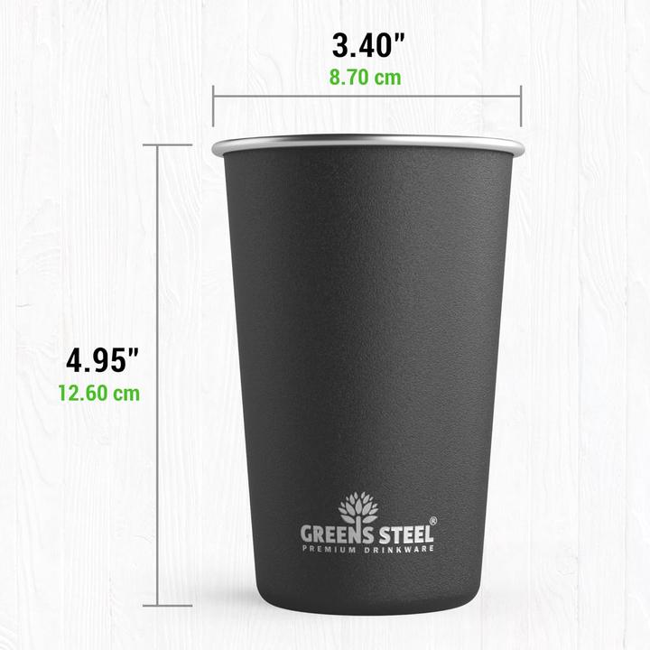 Actual product image Greens Steel 4er-Set Trinkbecher
