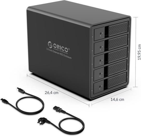 Immagine prodotto Orico Docking station per dischi rigidi, docking station esterna per dischi rigidi da USB 3.0 a SATA a (2.5", 3.5")