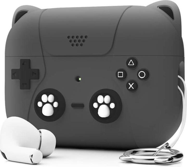 Produktbild Cover-Discount Airpods Pro 2 - Silikoncase Schutzhülle 3D schwarz (Kopfhörer Tasche)
