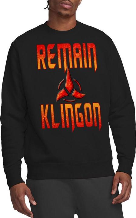 Immagine prodotto Universal Textiles Remain Klingon Felpa Adulto Unisex (XXL)