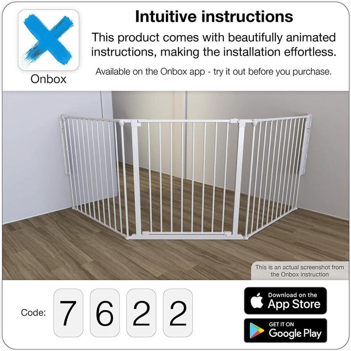 Actual product image Baby Dan Flex L configuration grille, 90-223cm (90 cm)