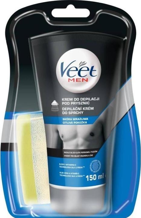 Actual product image Veet Men In Shower Hair Removal Cream (150 ml, 1 x)
