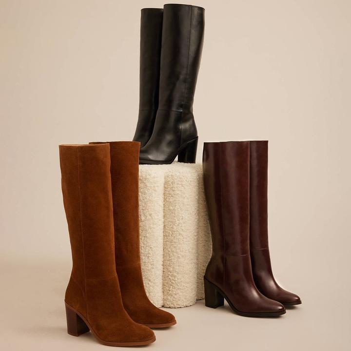 Produktbild La Redoute Collections Stiefel mit breitem Absatz (39)