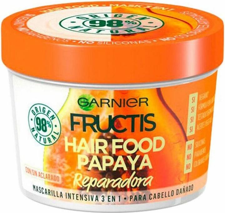 Garnier Fructis Hair Food Papaya Repair Mask for Damaged Hair - 390 ml (390 ml)