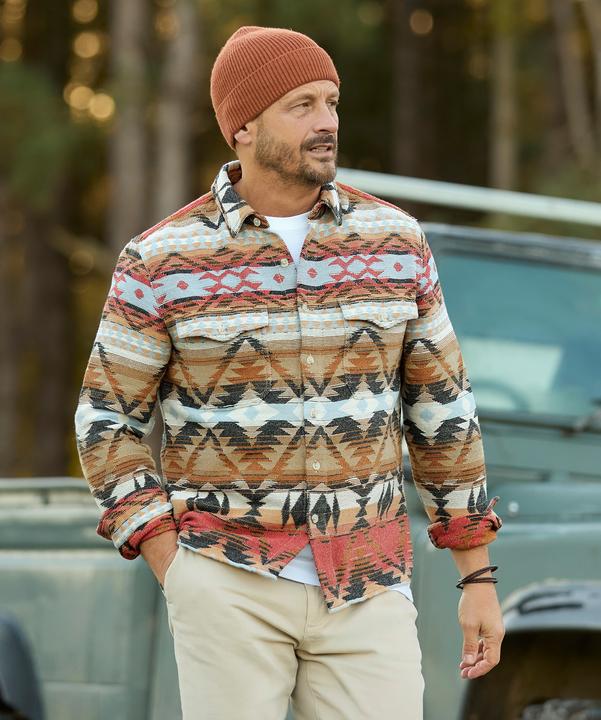 Produktbild Joe Browns Earthy Tone Aztec Long Sleeve Shirt (XXL)