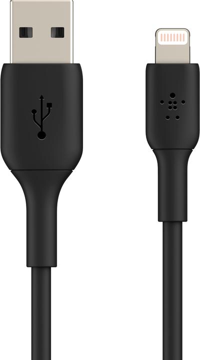 Image du produit Belkin BOOST CHARGE LIGHTNING SUR CÂBLE USB-A, 2M, Noir (2 m, USB 2.0)
