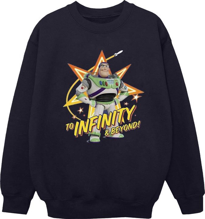 Actual product image Disney Womens/Ladies Toy Story Buzz To Infinity Sweatshirt (S)