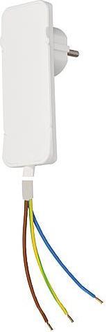 Image du produit EGB Câble de connexion avec fiche plate 3x1,5 blanc 1,5m (1.50 m)