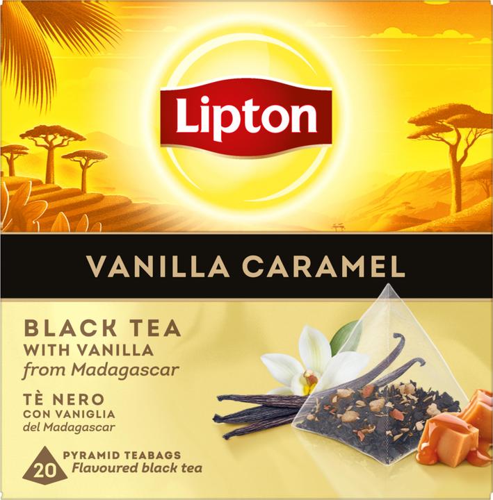 Actual product image Lipton Black Tea "Vanilla & Caramel" (34 g)