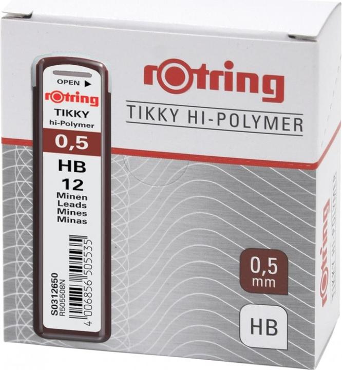 Immagine prodotto Rotring Tikky (Mine di ricambio, Nero, 0.50 mm)