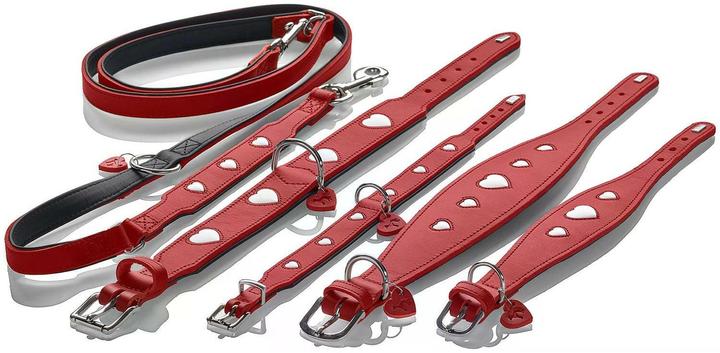Produktbild Hunter Halsband Windhund Love 37/XS-S, Rot/Schwarz (Hund, Allgemein)