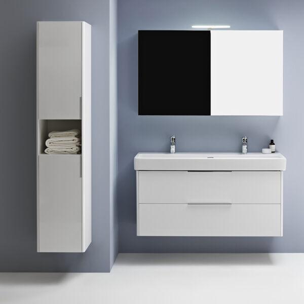 Actual product image Laufen Washbasin PRO S 1200x460mm w ÜL j 1 HL r and l white (460 mm, 1200 mm)