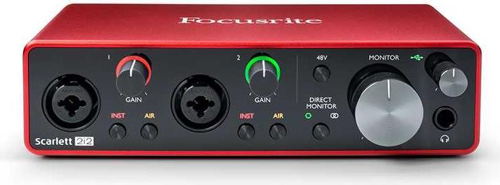 Image du produit Focusrite Scarlett 2i2 Studio Pack 3rd Gen (USB)