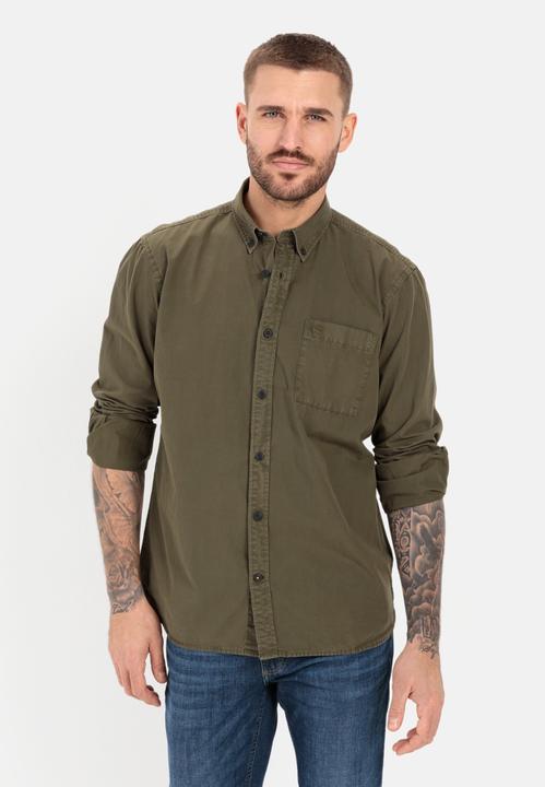 Image du produit Camel Active Chemise à manches longues en pur coton (L)