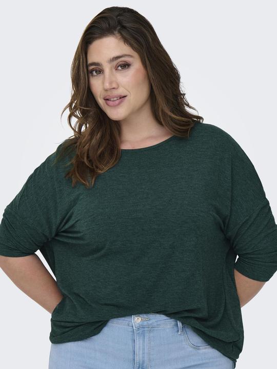 Image du produit Only Top curvy à la coupe décontractée et aux manches 3/4 Top (M)