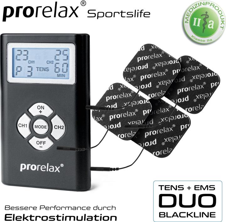 Actual product image Prorelax TENS+EMS Duo