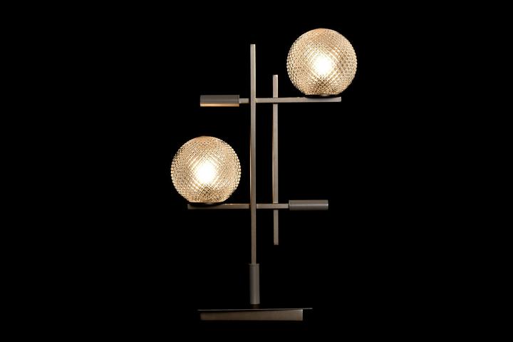 Actual product image DKD Home Decor Desk lamp Golden 220 V Modern (38 x 16 x 63 cm)