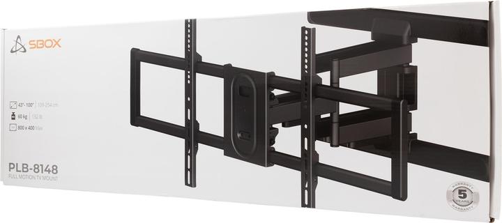 Image du produit Sbox PLB-8148 (43-100/60kg/800x400) (Mur, 100", 60 kg)