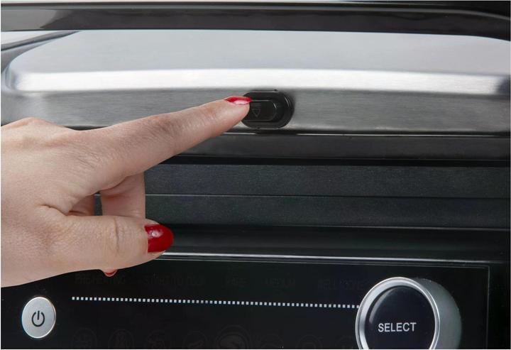 Immagine prodotto Domo Genius Grill elettrico a contatto Rivestimento antiaderente, con display Acciaio inox, nero (Spina UE)