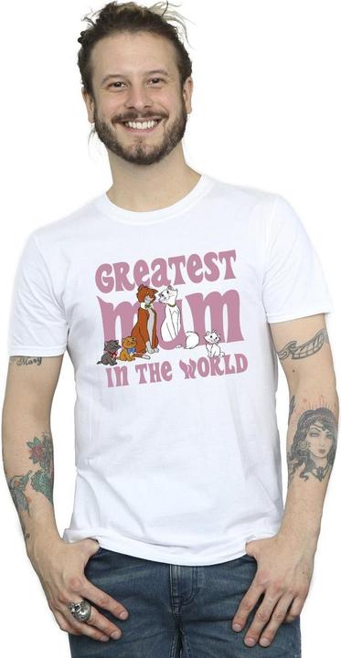 Actual product image Disney Mens The Aristocats Greatest Mum T-Shirt (XXL)