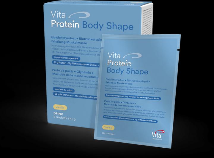 Actual product image Vita Protein Body Shape Sachets (Vanilla, 5 pcs., 225 g)