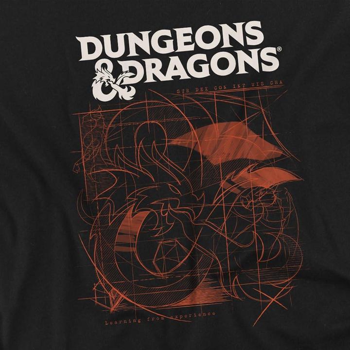 Immagine prodotto Dungeons & Dragons Maglietta Schizzo Uomo (4XL)