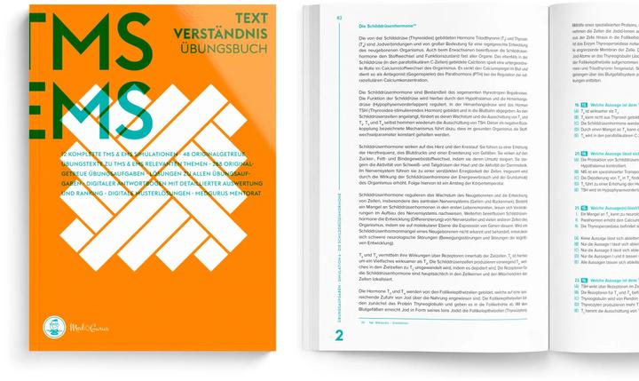 Produktbild Textverständnis im EMS und TMS Medat-H (Deutsch, Constantin Lechner, Anselm Pfeiffer, Alexander Hetzel, 2024)