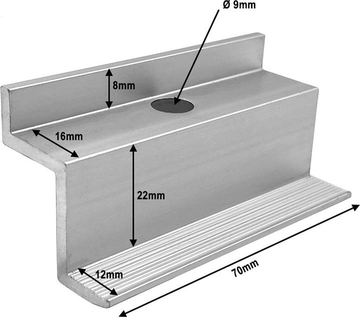 Image du produit Wattstone Toit plat à élévation PV pour 3 modules solaires Base en béton 0° Tapis de protection de bâtiment (Matériel de montage du système solaire)