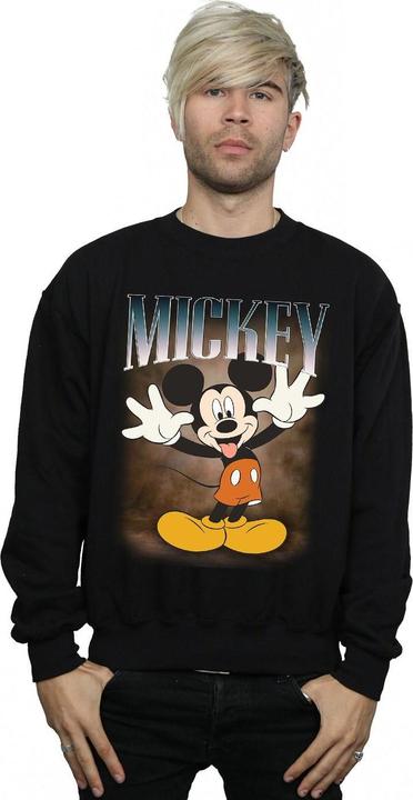 Immagine prodotto Disney Mickey Mouse Tongue Montage Felpa Uomo (XL)