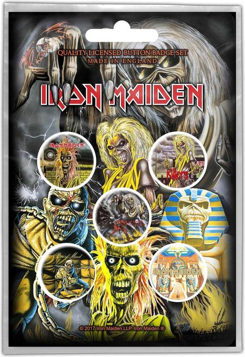 Produktbild Music Brand Alben AnsteckerSet 5erPack Kunststoff Metall