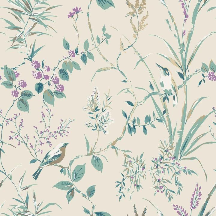 Produktbild Crown Tapete Mariko Vogel (53 x 1000 cm)
