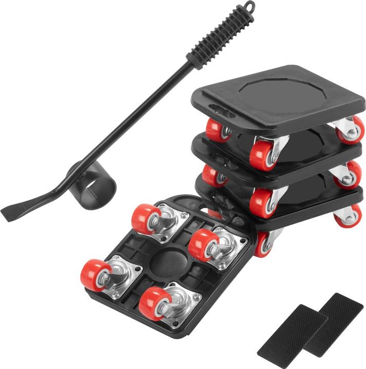 Actual product image Stahlwerk Furniture transport set 4 transport rollers and 1 practical furniture lifter (400 kg)