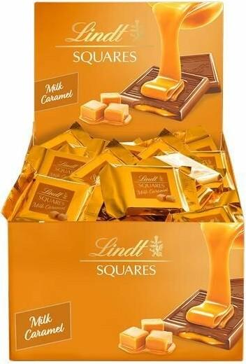 Image du produit Lindt Pralinés carrés lait caramel (750 g)
