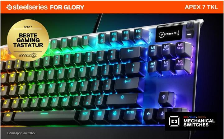 Actual product image SteelSeries Apex 7 TKL (DE, Cable)