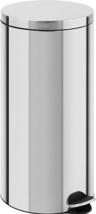 Produktbild Ulsonix Treteimer Abfalleimer Mülleimer Edelstahl rutschfeste Pedal Rund Küche 30 l (30 l)