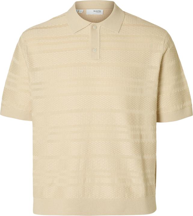 Selected Homme Textured Polohemd aus Strick