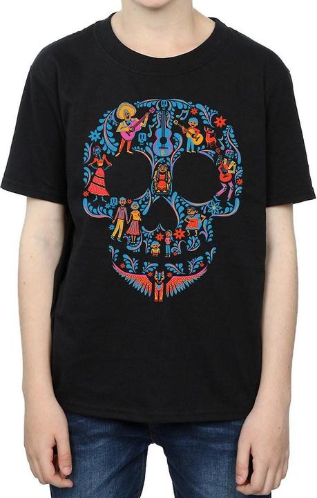 Actual product image La Maison du Coco Boys Skull Cotton T-Shirt (152, 158)