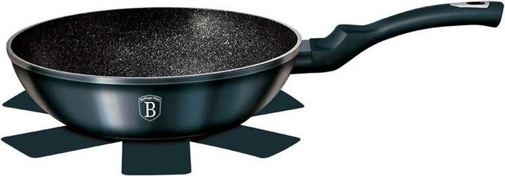 Produktbild BerlingerHaus WOK GRANITE FRY 28cm AQUAMARINE BH-1875 (Wok Pfanne, Aluminium)