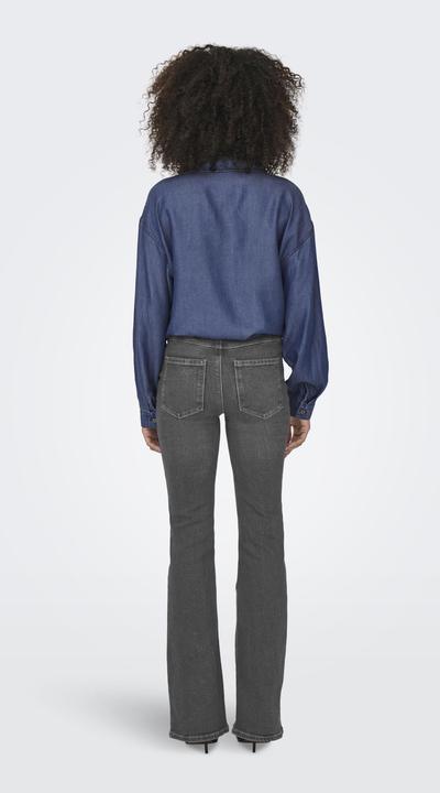 Only ONLHENNI Hohe Taille Ausgestellt Jeans Schlaghosen-Jeans (34)