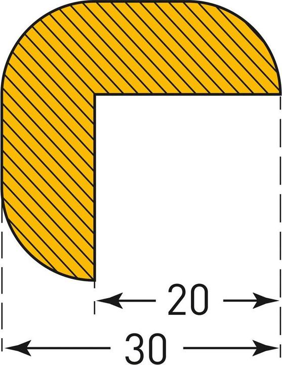 Actual product image Moravia MORION edge protection angle 30/30