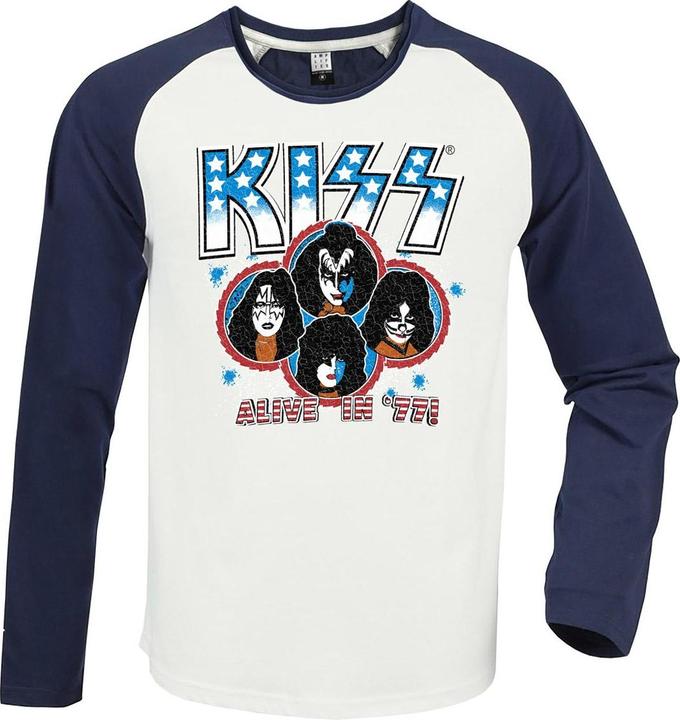 Immagine prodotto KISS Alive In '77 Maglietta Manica Lunga Adulto Unisex (M)