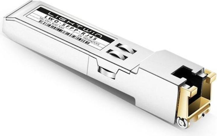 Actual product image Lightwin SFP+ module LWO-SFPP-RJ45