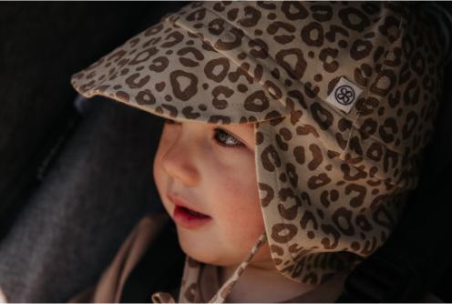Image du produit Cloby Wende-Sonnenhut UPF 50+ Leopard Brown Sandy Beach