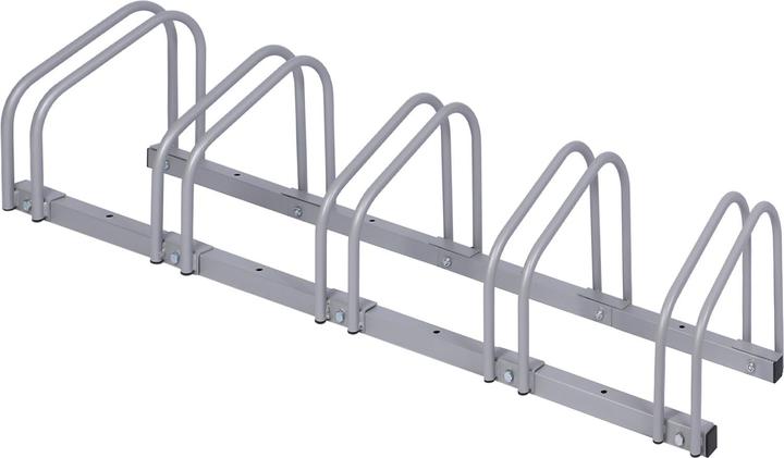 Produktbild Wiltec Fahrradständer 5 Räder 1305x320x265mm pulverbeschichtet Fahrrad