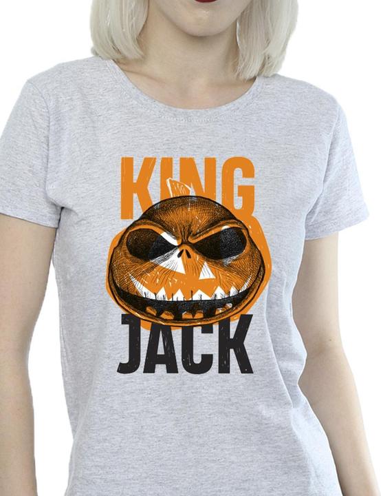Actual product image Disney Womens/Ladies The Nightmare Before Christmas King Jack Cotton T-Shirt (XL)
