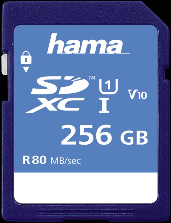 Hama SDXC 256GB Class 10 UHS-I (256 GB, SDXC, U1, UHS-I)
